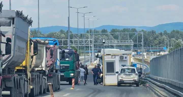 Gradiška terminal, kamioni granični prelaz/Goran Dakić/