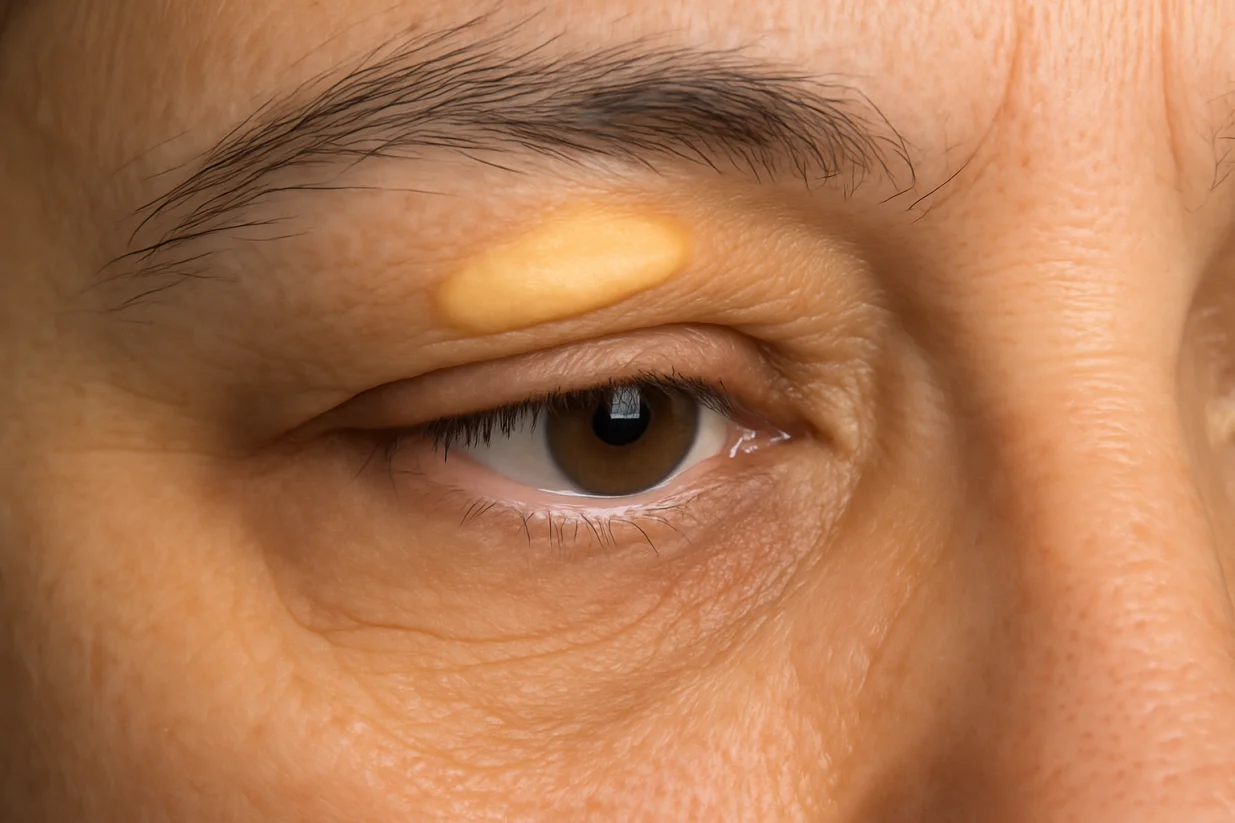 Ksantelazma dd/Ilustracija