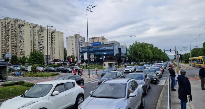 Gužva u saobraćaju, Sarajevo, saobraćaj/Oslobođenje