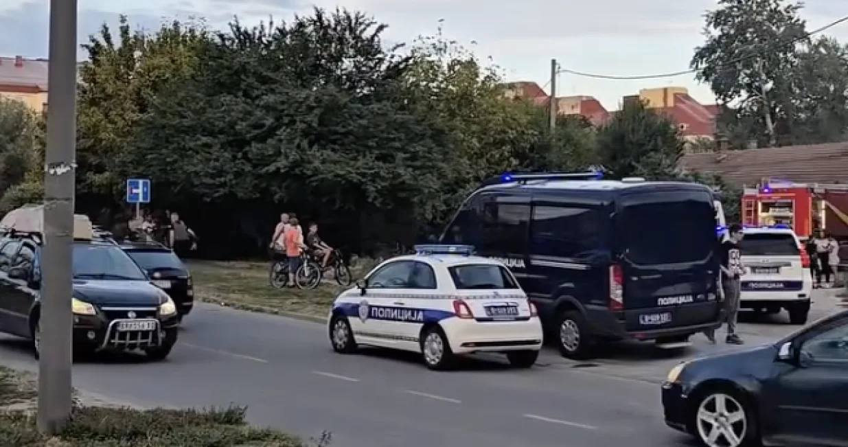 Policija na mjestu događaja/Dnevnik.rs