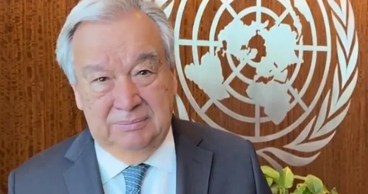 Antonio Guterres/Screenshot