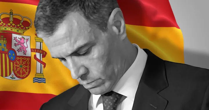 vizual za kolumnu Pavla Mijovića - Pedro Sánchez. Premijer s ljudskim licem/Benjamin Krnić 