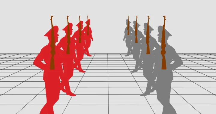 Vizual za kolumnu dragana markovine - Mimohod/Benjamin Krnić