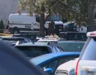 A Washoe County Sheriff's Deputy keeps watch outside the Grand Sierra Resort casino after a fatal shooting in Reno, Nevada, U.S., July 28, 2025 in this still image taken from a video. ABC Affiliate KOLO via REUTERS NO RESALES. NO ARCHIVES. THIS IMAGE HAS BEEN SUPPLIED BY A THIRD PARTY/Abc Affiliate Kolo