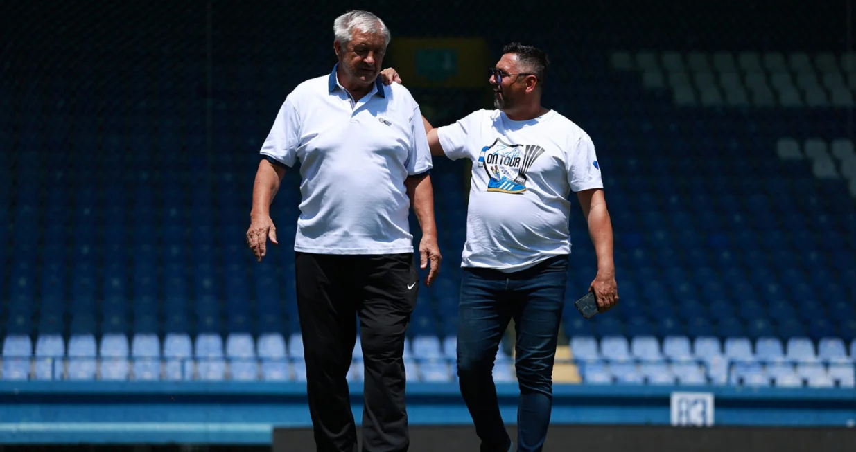 Nenad Starovlah i Admir Adžem (FOTO: FK Željezničar)