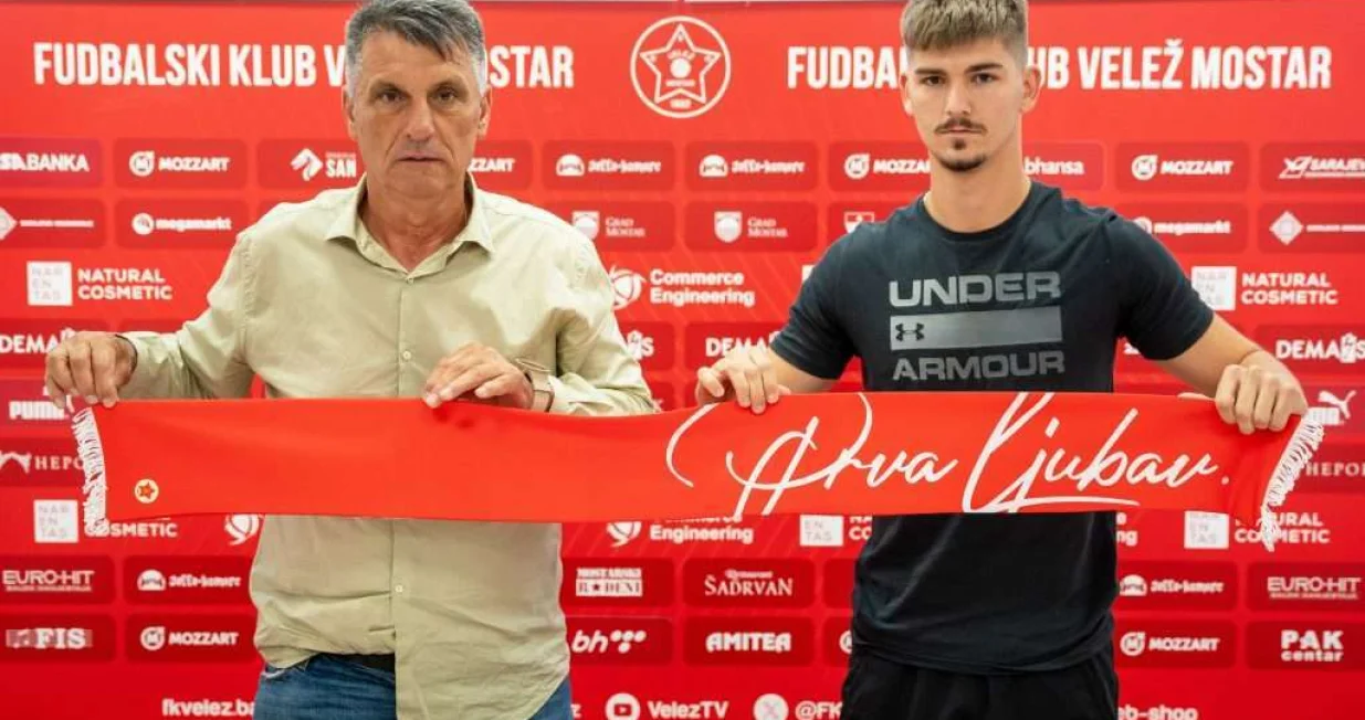 Ibro Rahimić i Dominik Dogan (FOTO: FK Velež)