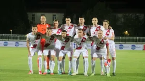 Detalj sa utakmice u Mostaru (HŠK Zrinjski v Slovan Bratislava 29.07.2025)