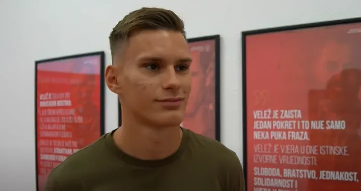 Andro Babić (FOTO: Screenshot/FK Velež)