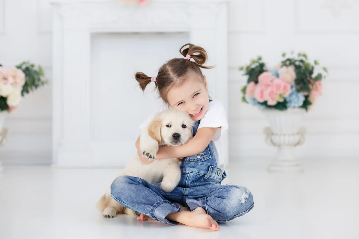 psić u kući, novi član porodice, štene/