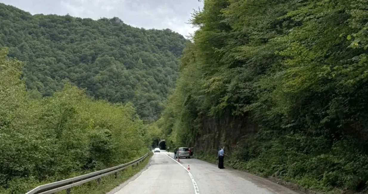 Obrušila se stijena kod Foče, kamen pao na automobil i usmrtio suvozačicu iz Sarajeva, vozač teško povrijeđen//