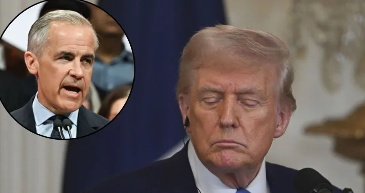 Donald Trump, Mark Carney//