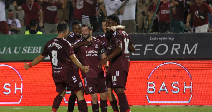 FK Sarajevo - Universitatea Craiova (FOTO: Sanel Konjhodžić/Sport1)