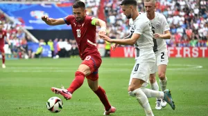 Dušan TadićNogometna utakmica grupe C UEFA EURO 2024. izmeД'u Slovenije i Srbije u MГјnchenskoj nogometnoj areni u MГјnchenu (GГ¶khan BalcД± - Anadolu Agency)