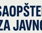 Saopštenje za javnost 