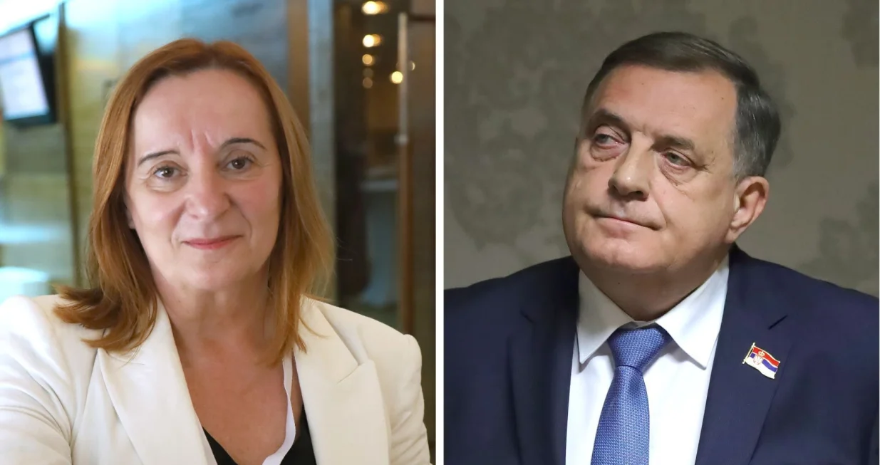 Tanja Topić, Milorad Dodik//