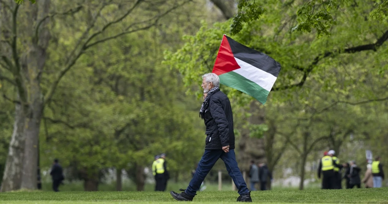 Propalestinski protesti u Londonu/Anadolija