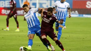 Detalj sa utakmice u Craiovi (FOTO: Sanel Konjhodžić - Sport1.ba)