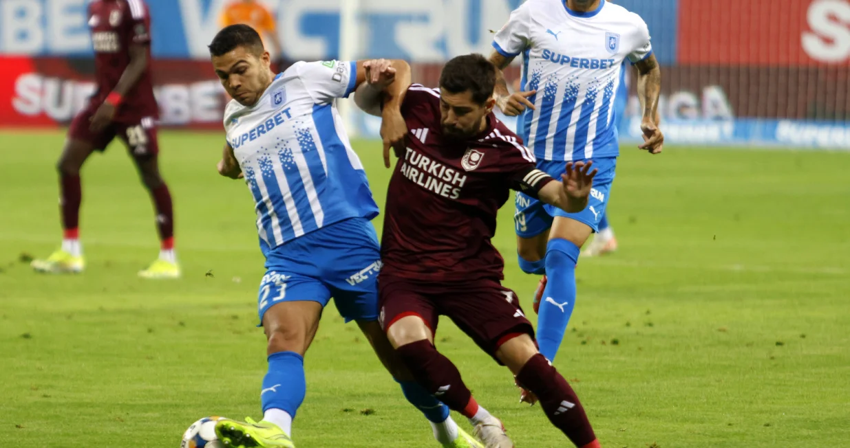 Detalj sa utakmice u Craiovi (FOTO: Sanel Konjhodžić - Sport1.ba)