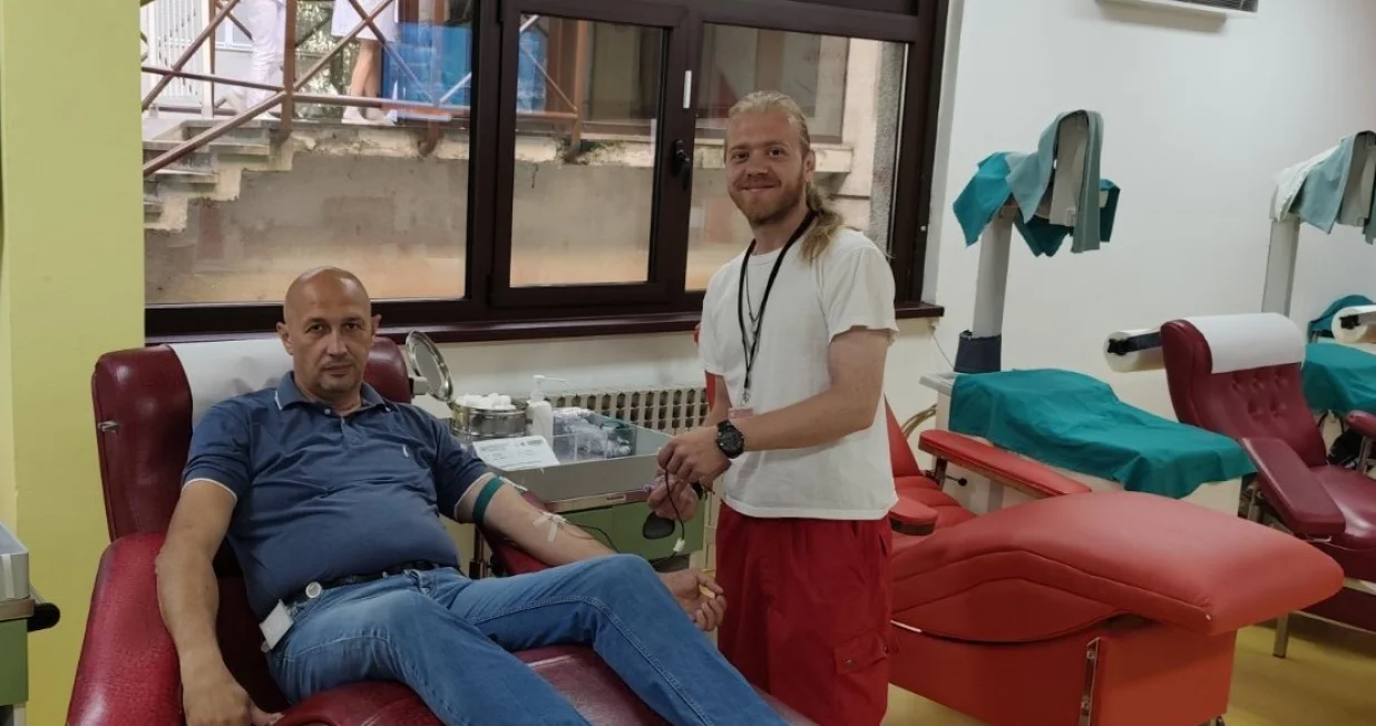 Akcija darivanja krvi, zaposlenici Bosnalijeka//