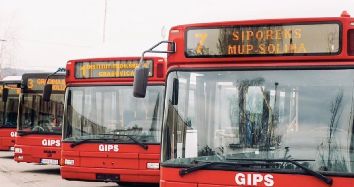 Gradski prevoz Tuzla, autobusi/