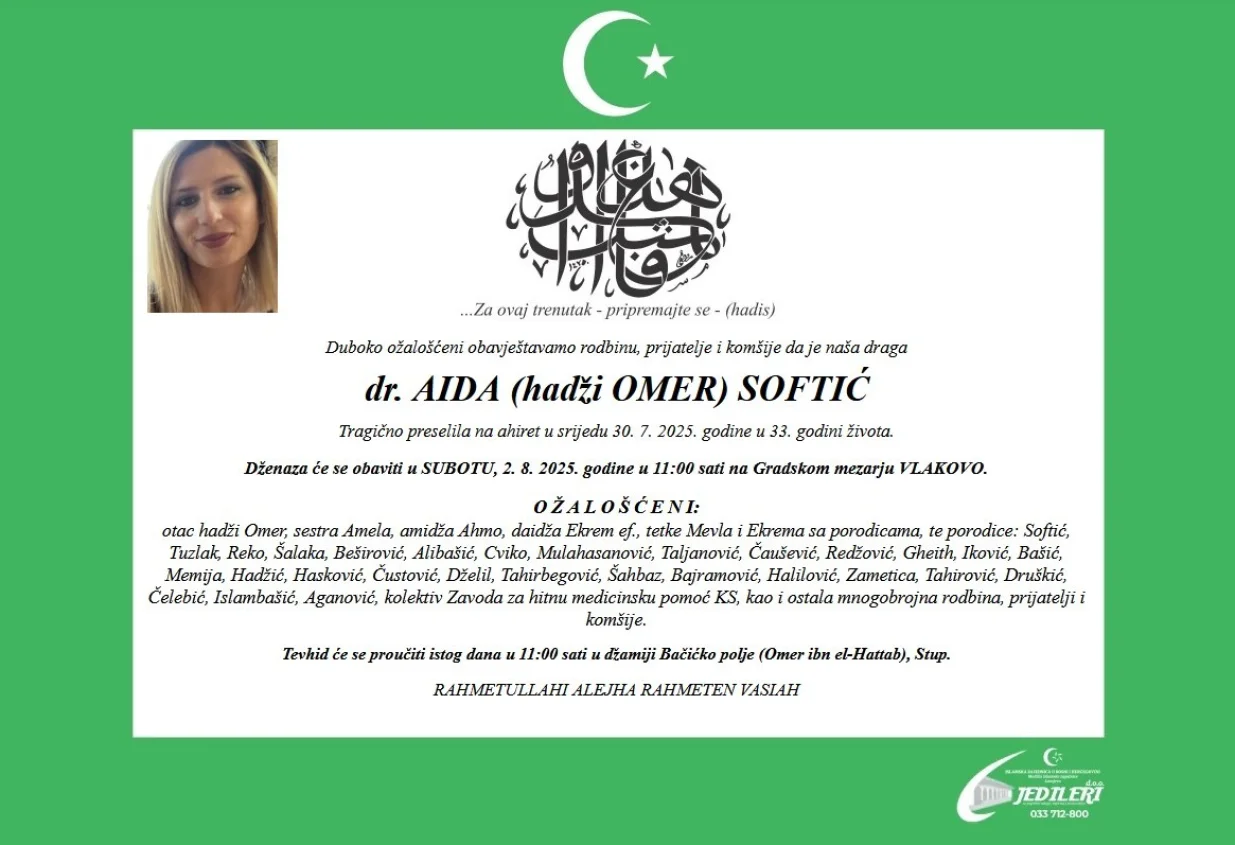 Aida Softić Smrtovnica/-