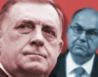 Milorad Dodik i Christian Schmidt, vizual za kolumnu/Benjamin Krnić