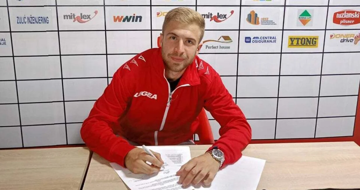 Ađlan Karalić novo pojačanje Slobode (FOTO: FK Sloboda)/Foto: 