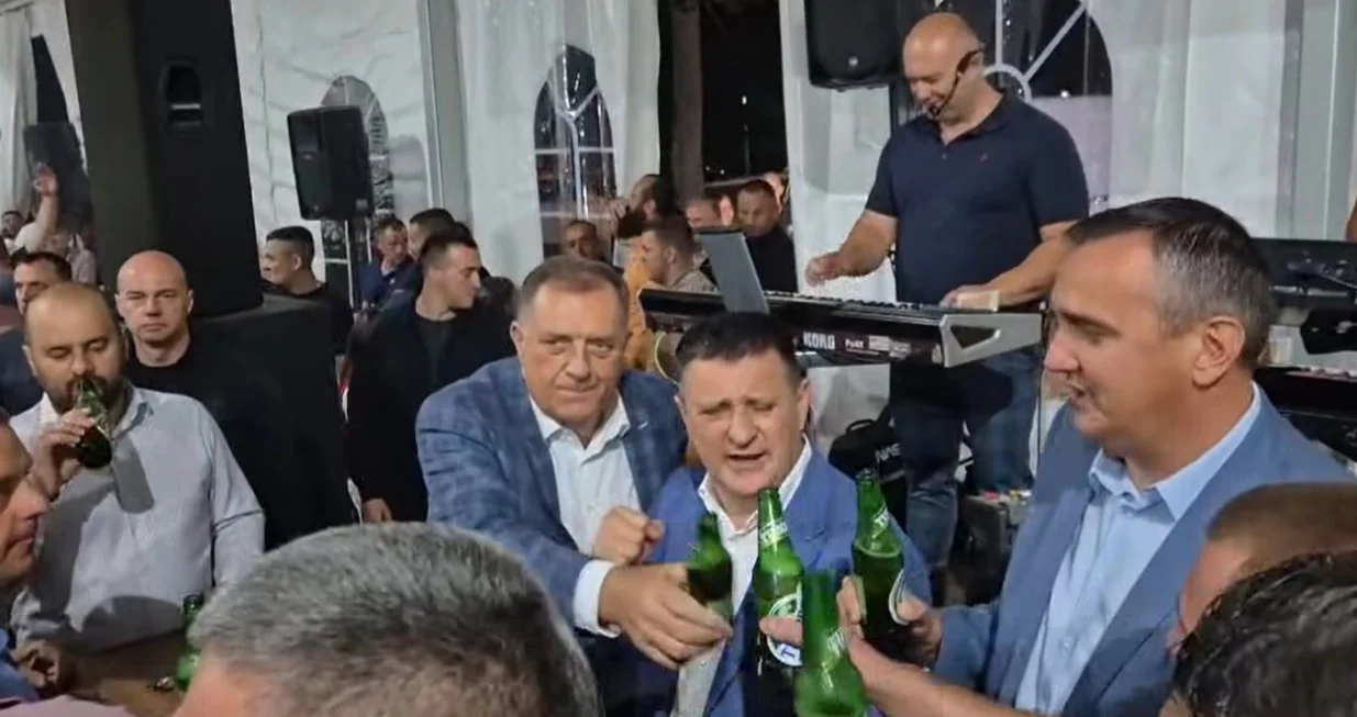 Milorad Dodik na proslavi Ilindana, nakon osuđujuće presude/Snsd Banja Luka