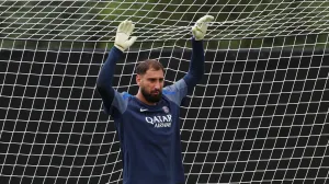 Soccer Football - FIFA Club World Cup - Final - Paris St Germain Training - Rutgers University, Piscataway, New Jersey, U.S. - July 11, 2025 Paris St Germain's Gianluigi Donnarumma during training REUTERS/Lee Smith/Foto: Lee Smith
