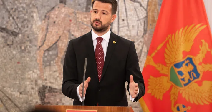 26, March, 2025, Podgorica - Press conference, by the President of Montenegro, Jakov Milatovic, and the President of the Republic of Croatia, Zoran Milanovic, in the press room of Vila Gorica. Jakov Milatovic. Photo: R.R./ATAImages26, mart, 2025, Podgorica - Konferencija za medije, predsednika Crne Gore Jakova Milatovica i predsednika Republike Hrvatske Zorana Milanovica u press sali Vile Gorica. Photo: R.R./ATAImages Photo: R.R./ATA Images/PIXSELL/R.r./ata Images/pixsell
