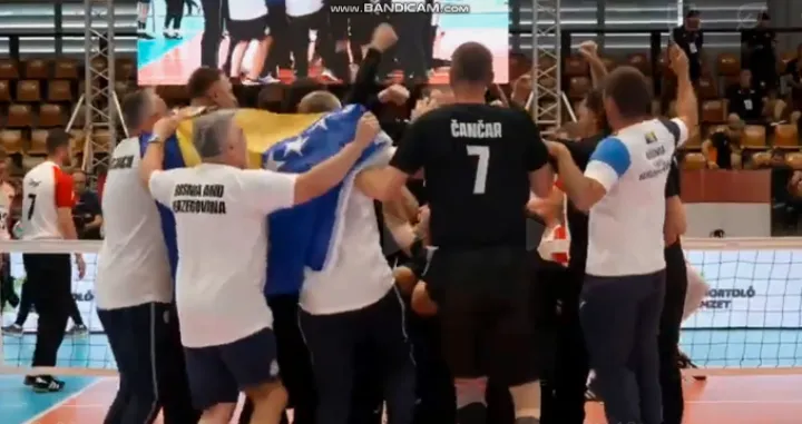 Reprezentacija BiH u sjedećoj odbojci (FOTO: Screenhot)/Foto: 