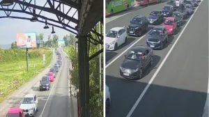 Gužva na graničnim prelazima//