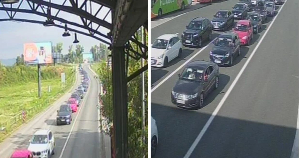 Gužva na graničnim prelazima//