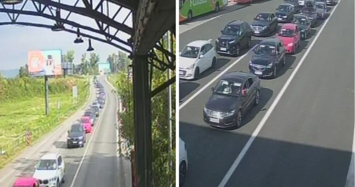 Gužva na graničnim prelazima//