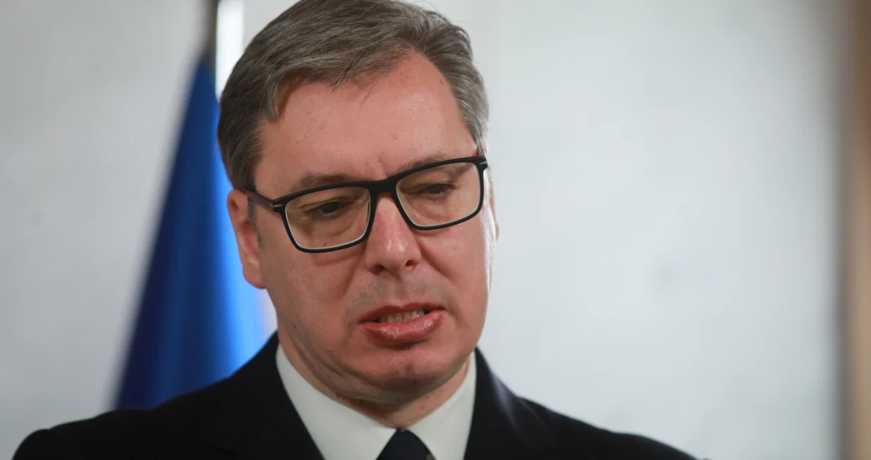 Aleksandar Vučić poslije sastanka sa dodikom/Anadolija