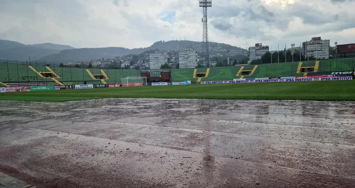 Stadion Koševo uoči današnjeg duela /Sport1/Foto: 