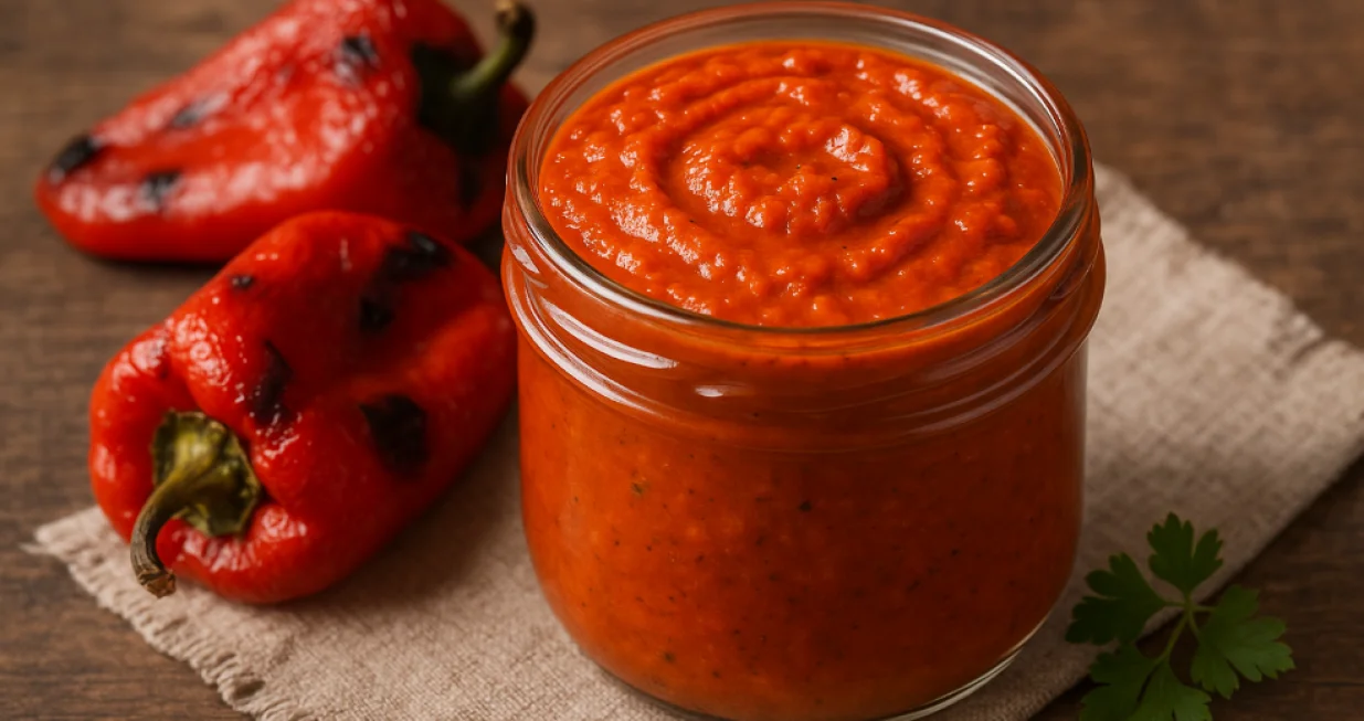 Domaći umak od pečene paprike i oraha/Ilustracija