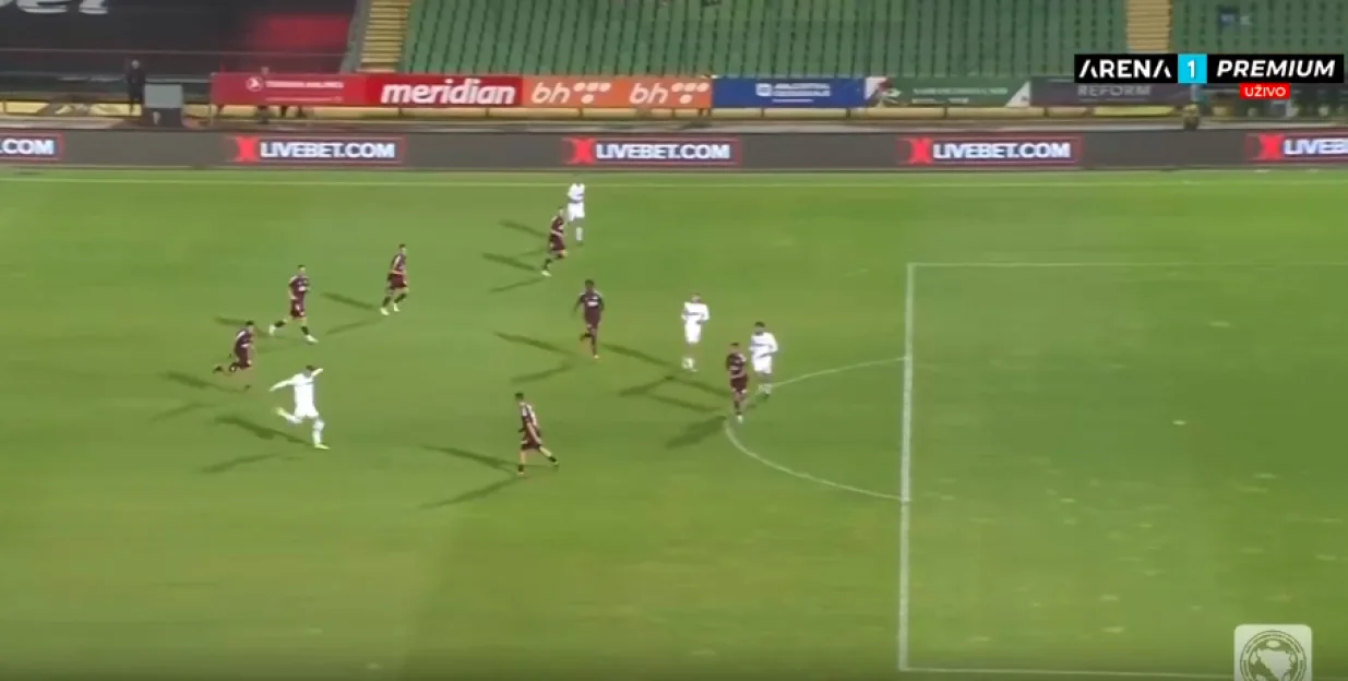 FK Sarajevo - FK Radnik (FOTO: Screenshot/Arenasport)/Foto: 