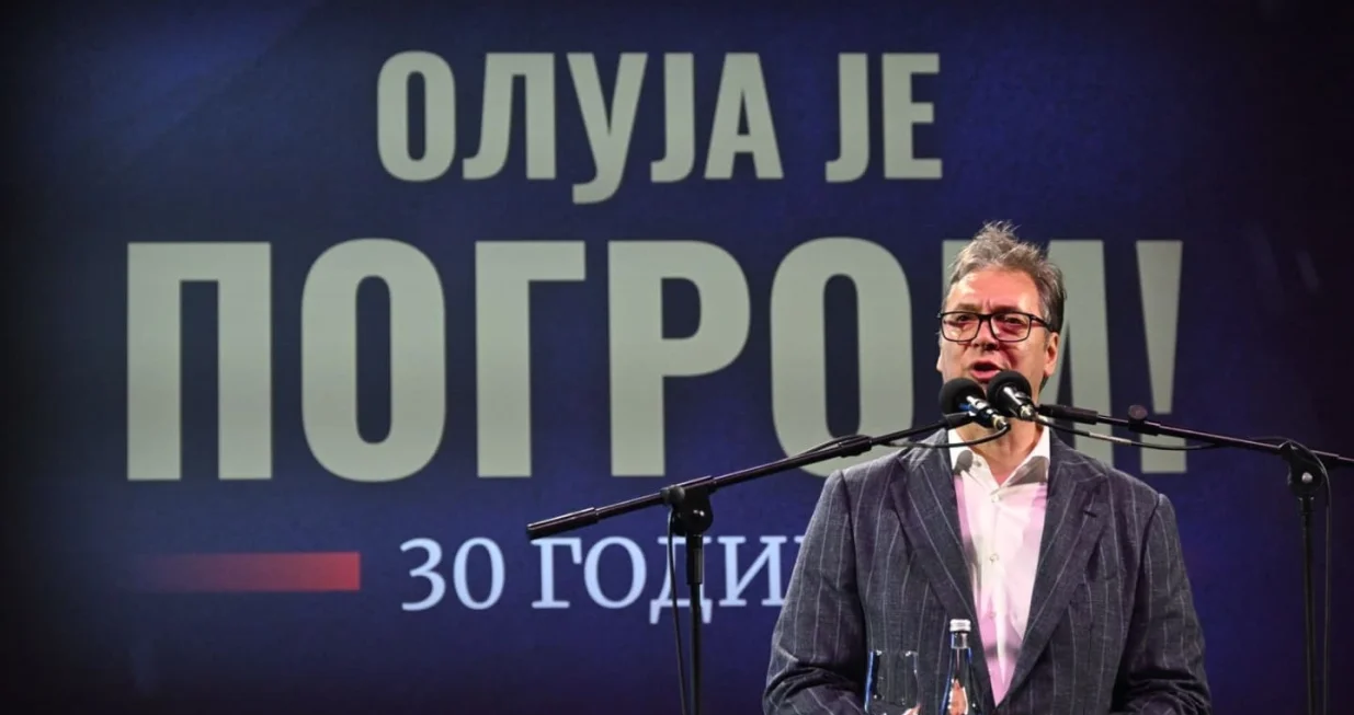 Aleksandar Vučić, 30. godišnjica stradanja Srba u Oluji/Facebook