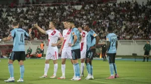 Detalj sa utakmice u Mostaru (HŠK Zrinjski v Slovan Bratislava 29.07.2025)/Foto: 