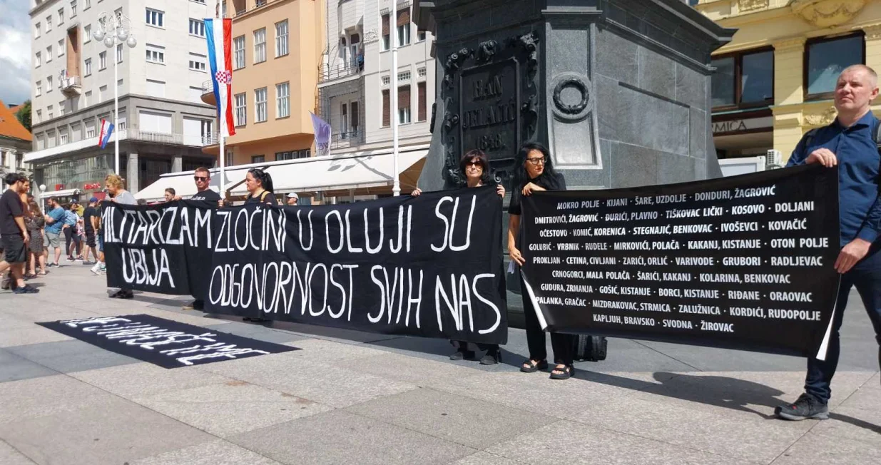 Antiratna akcija povodom 30. godišnjice Oluje/Udik