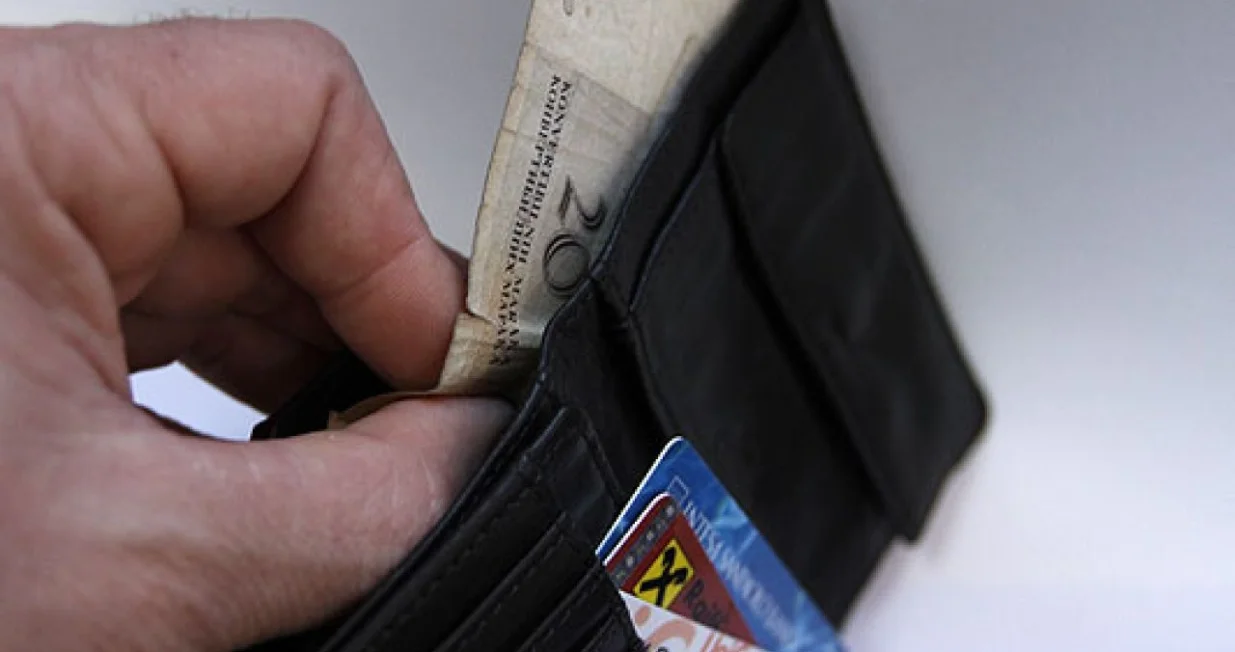 novcanik ilustracija/