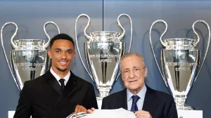 Trent na predstavljanju u Real Madridu (FOTO: Real Madrid)/Foto: 