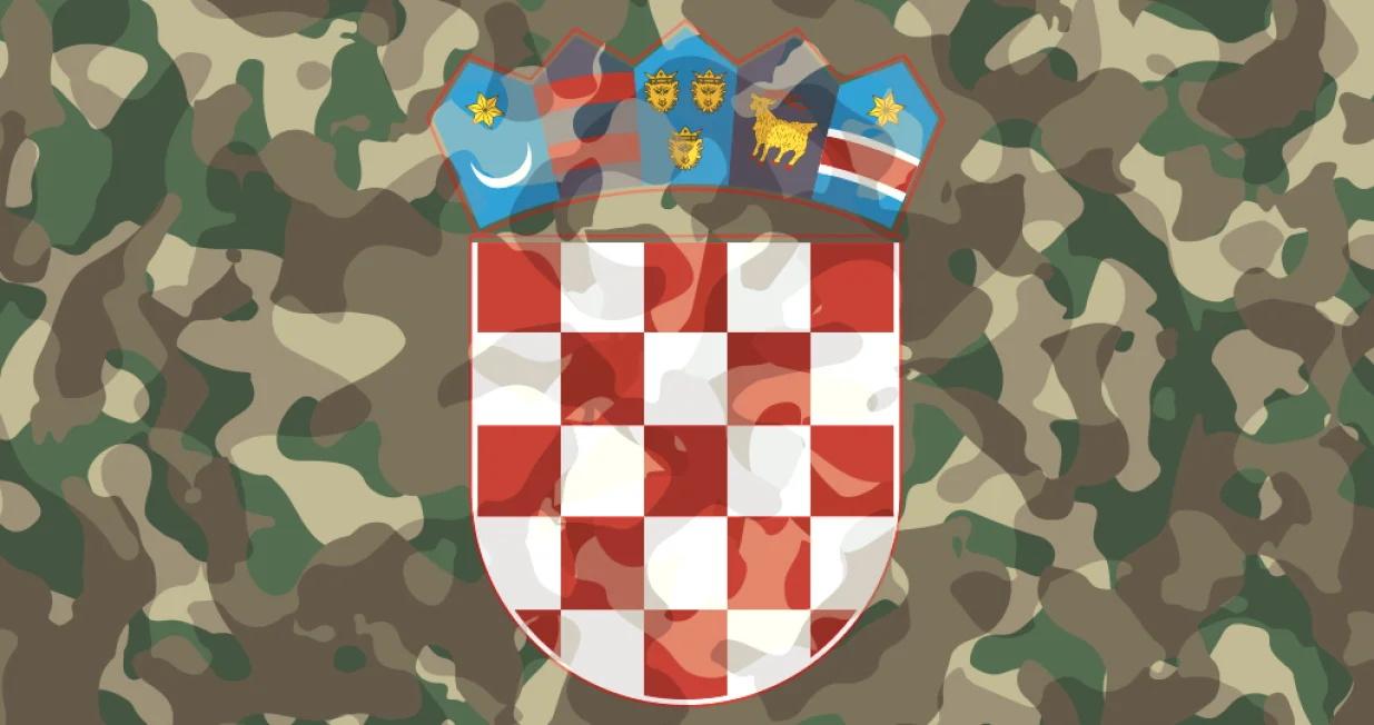 Vojska Hrvatske, Hrvatska, VRO Oluja, vizual za kolumnu Đure Kozara/Benjamin Krnić