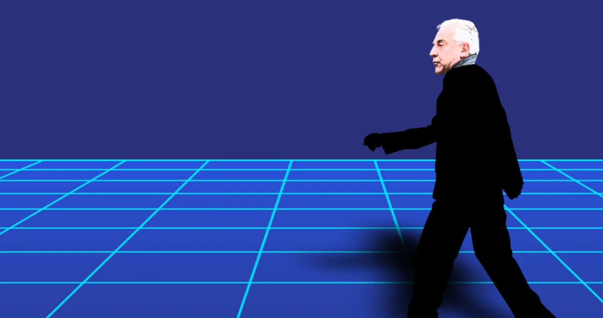 Ivo Sanader, vizual za kolumna Pavla Mijovića/Benjamin Krnić