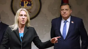 Željka Cvijanović i Milorad Dodik/Senad Gubelić