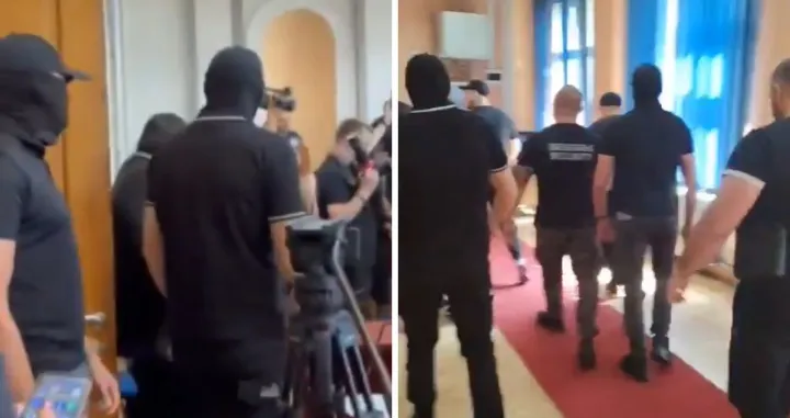 Maskirani muškarci u sali Skupštine Zaječara/X