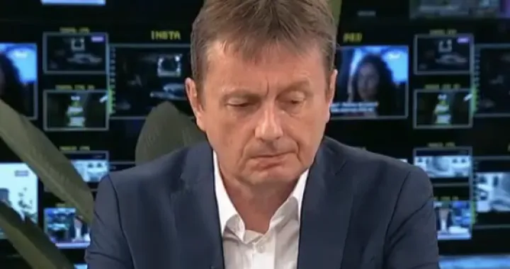 Glišić u trenucima kada je doživio moždani udar/Pink Tv