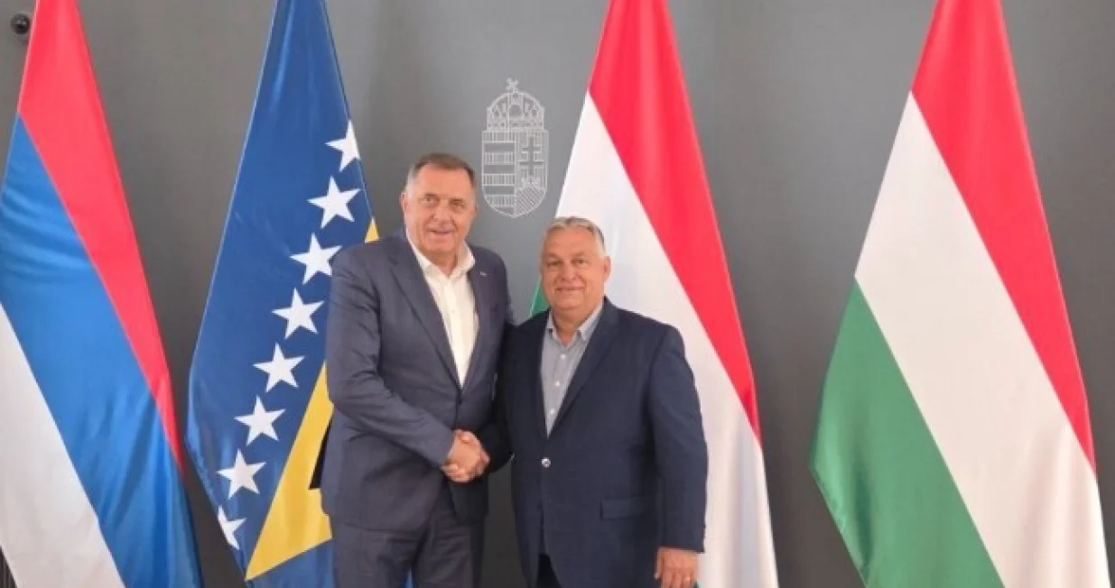 Milorad Dodik i Viktor Orban/X.com