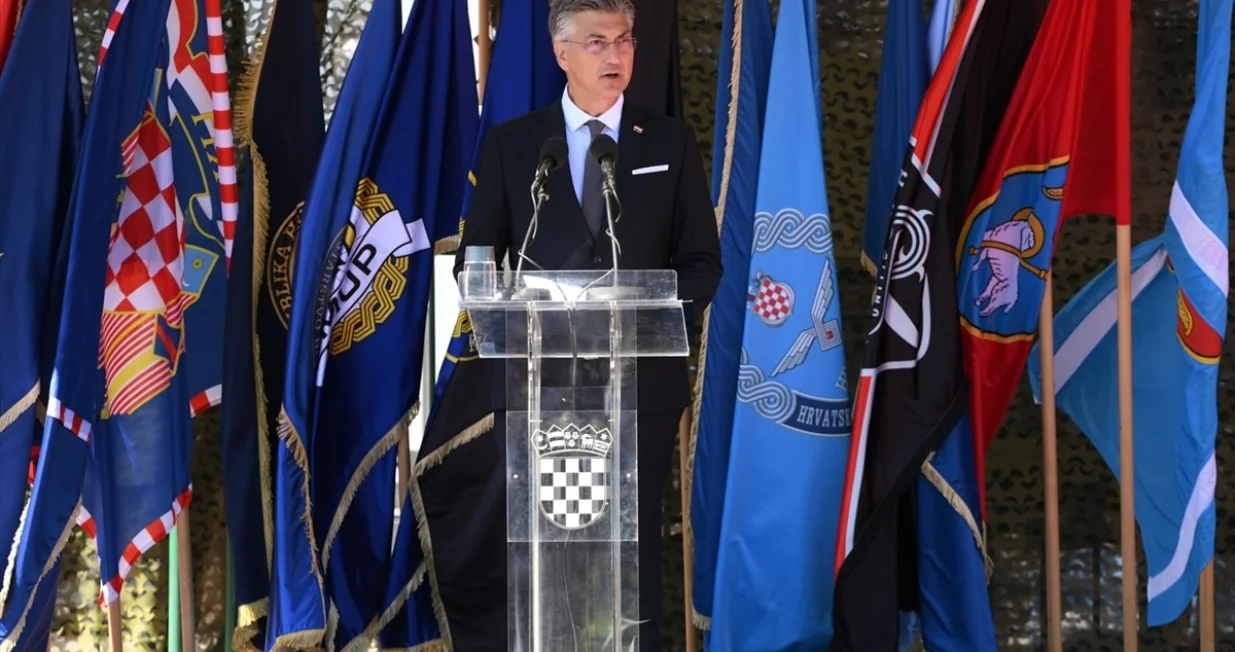 Andrej Plenković u Kninu/Anadolija/